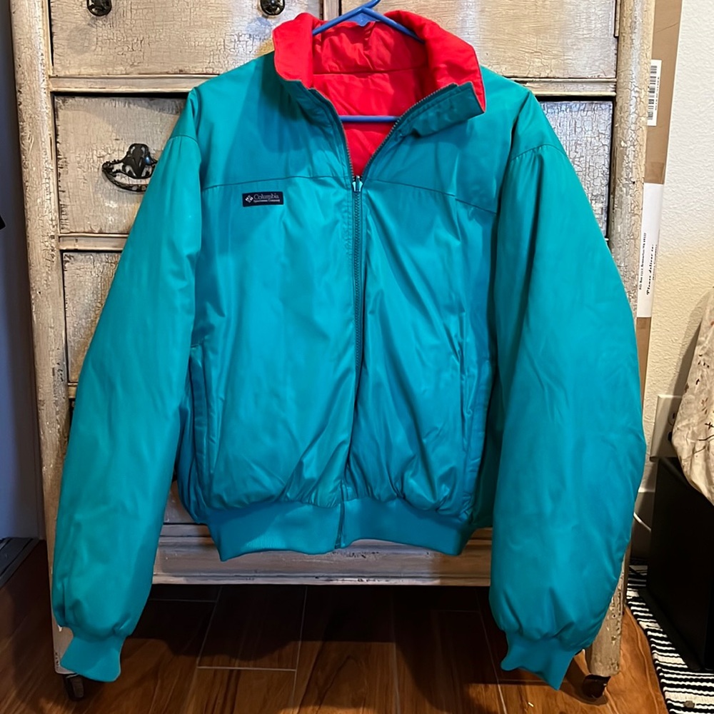Vintage Columbia Puffer Jacket - Reversible